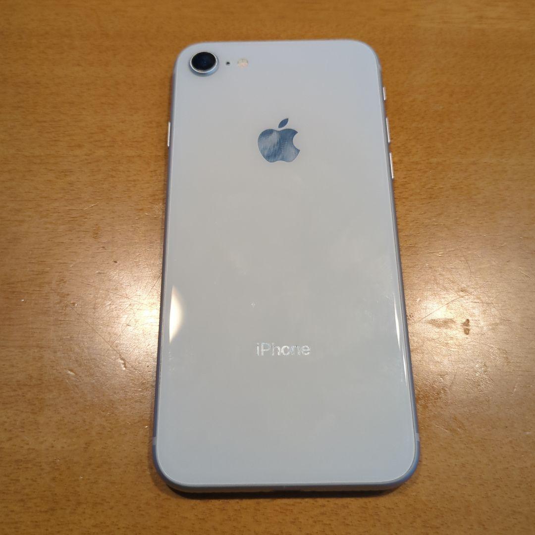 Apple iPhone8 64GB ホワイト シムフリー　 画面傷あり