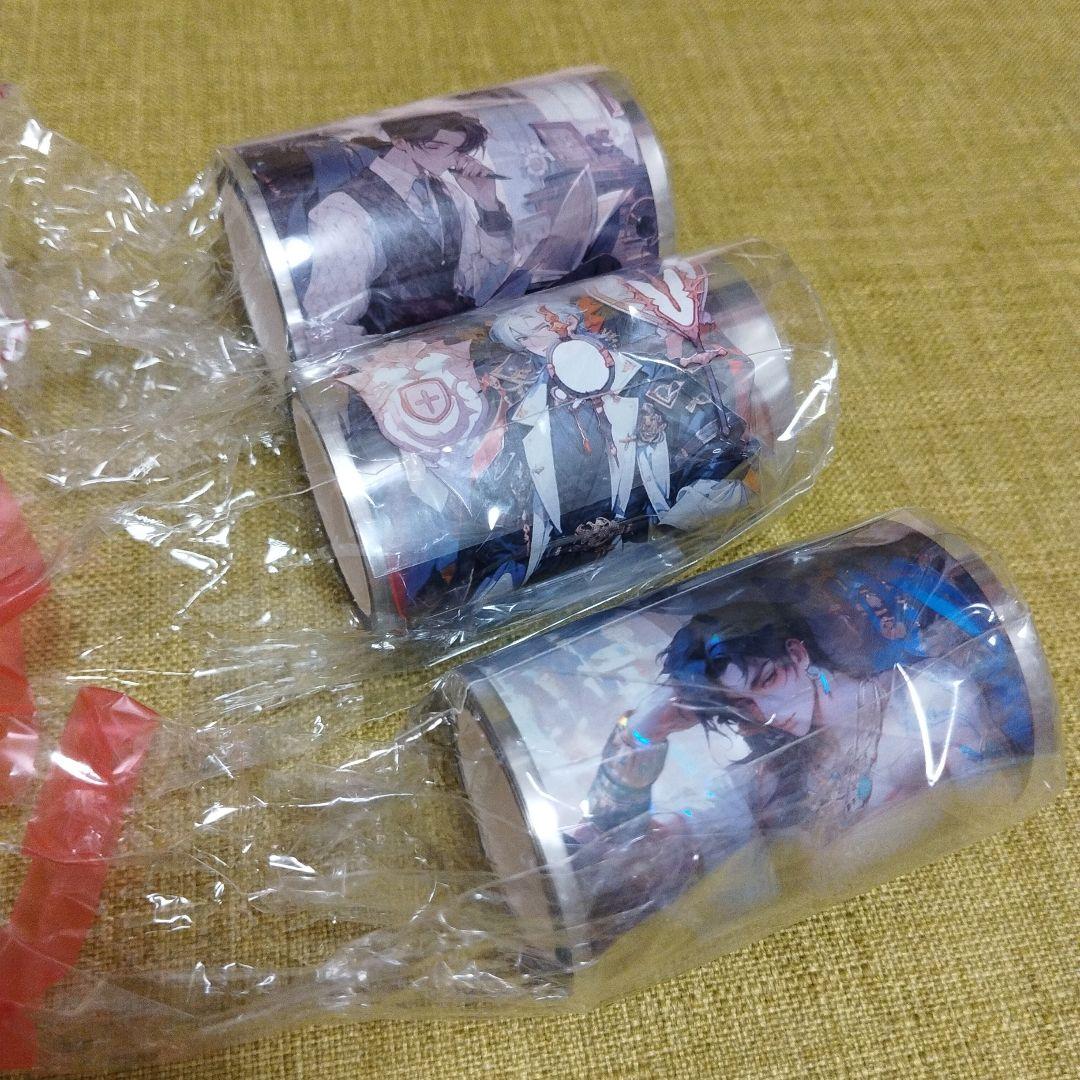 ち*)様 ［中古・10点セット・PET＆貝殻光PET5m］海外マスキングテープ