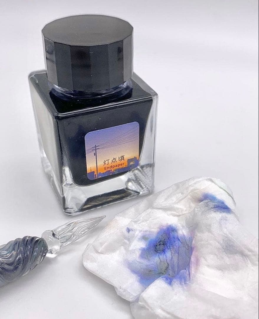 Endpaper 「灯点頃」　万年筆　インク　30ml Tono&Lims
