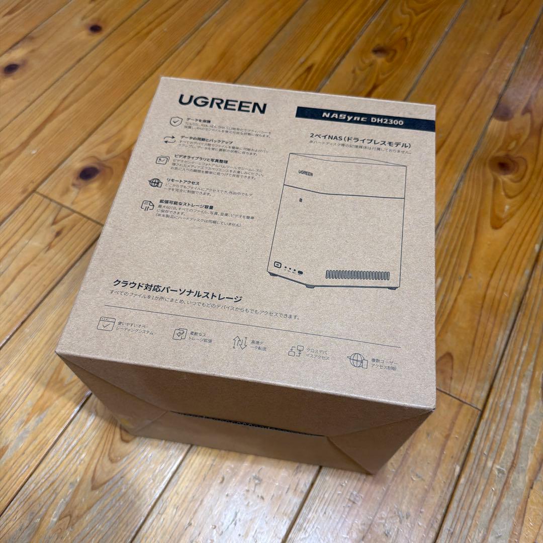 UGREEN NASync DH2300 美品　SSDセット