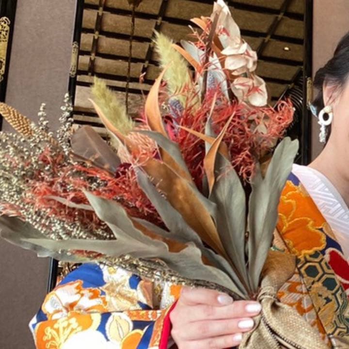 【値下げ】ウェディングブーケ・ブートニアセット