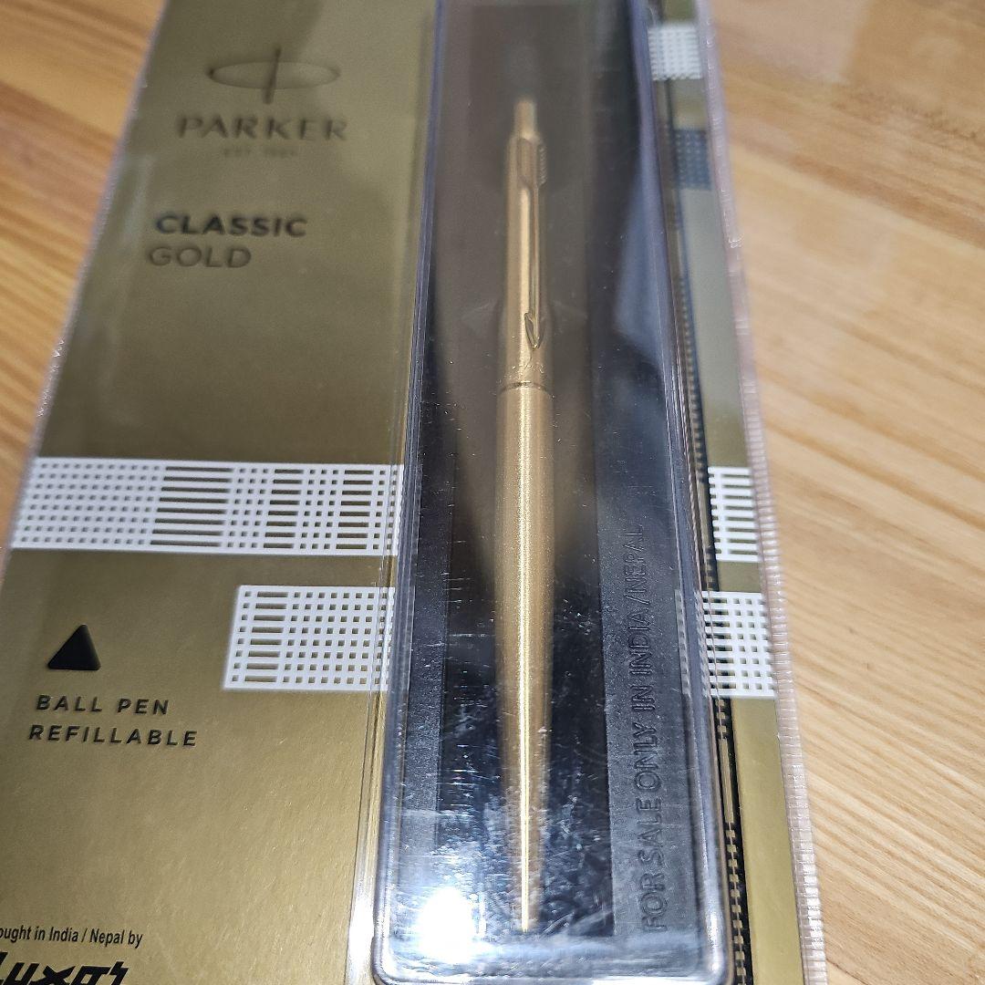 Parker クラシックゴールド GTボールペン ブラックインク 中字 金メッキ