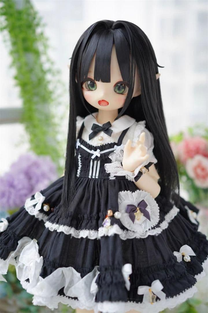 AS402 BJD 1/3 人形 ドール　用ウィッグ カツラ 耐熱 ハンドメイド