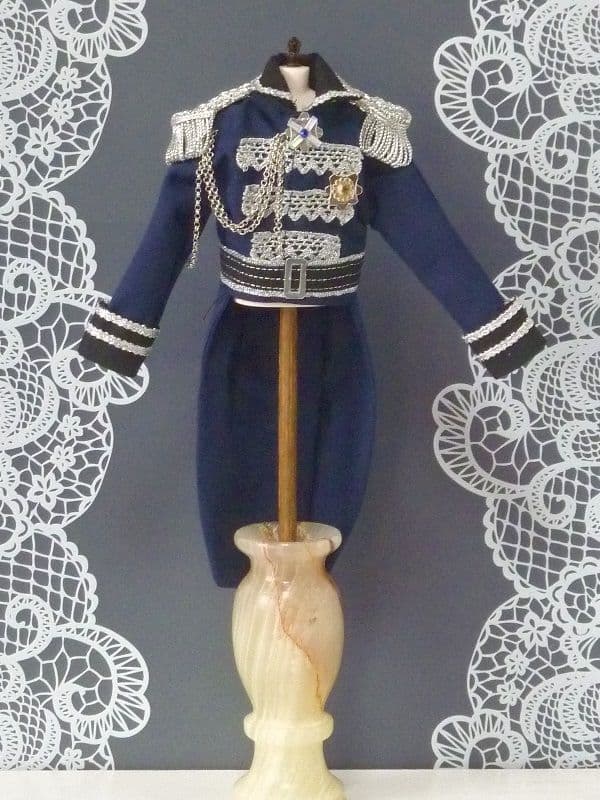 宝塚歌劇 男役衣装風 『アンドレ紺色軍服』