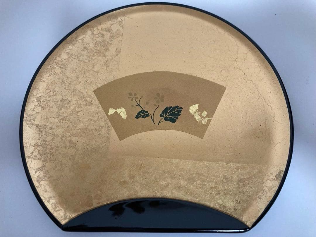 【希少品・新品未使用】 山中塗と金箔工芸（加賀百万石金箔）が優雅に調和した逸品