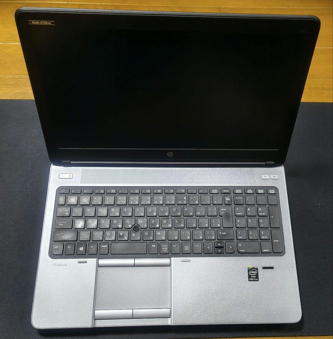 HP PROBOOK 650 G1【SSD メモリなし】電源アダプタ付 ジャンク