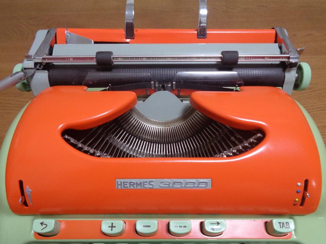 完動品　HERMES3000 初期モデル　エルメスタイプライター カスタムカラー