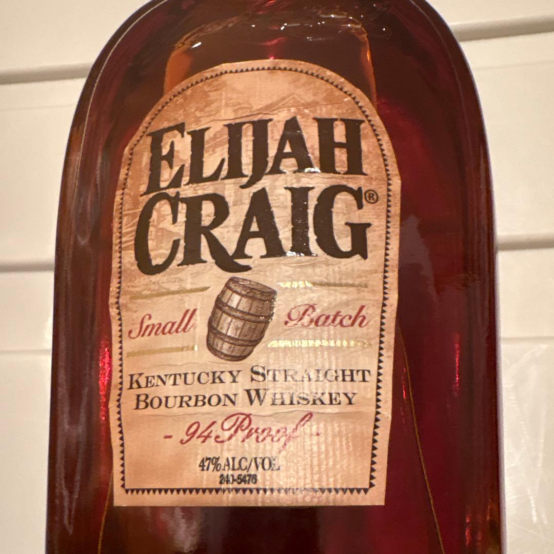 エライジャ クレイグ 12年 750ml 47度　スモールバッチ バーボン
