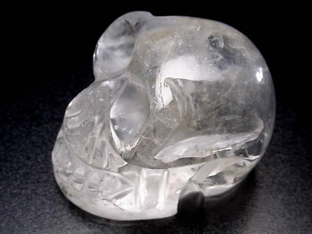 ネパール ヒマラヤ水晶製 どくろ水晶 スカルクォーツ 174g