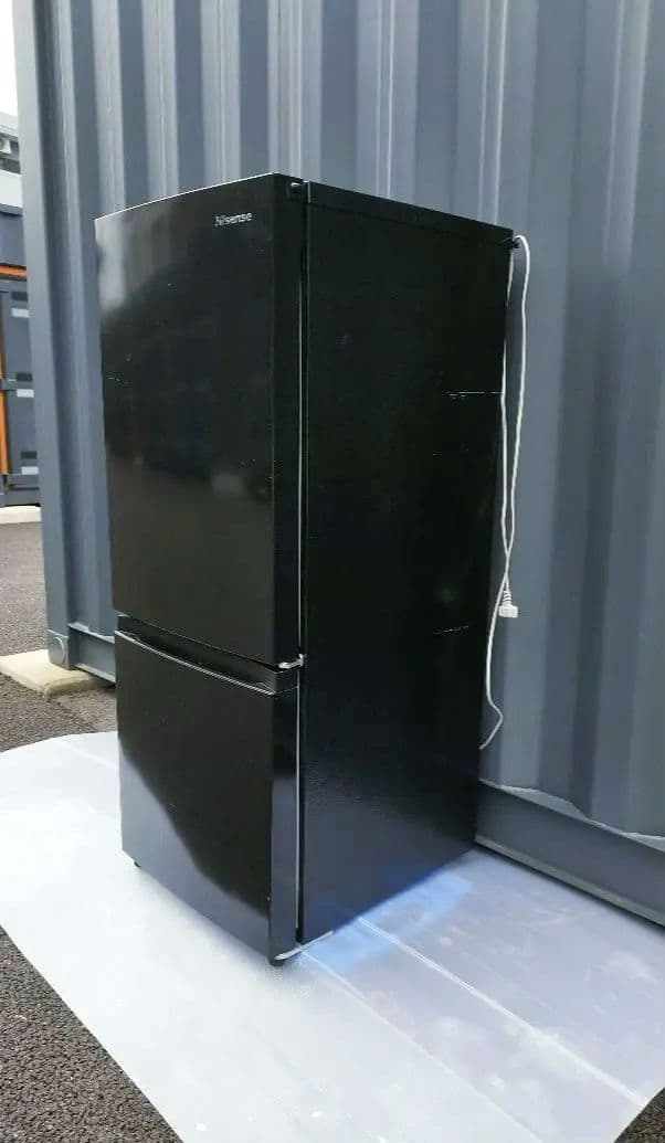 2021年製 Hisense ハイセンス 冷蔵庫 ブラック HR-D15EB