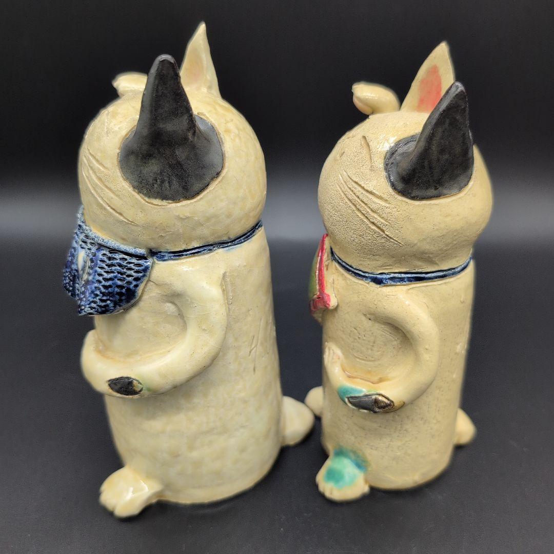 【新品未使用】縁起物 金運 癒し 招き猫 (中) 特注品 瀬戸焼