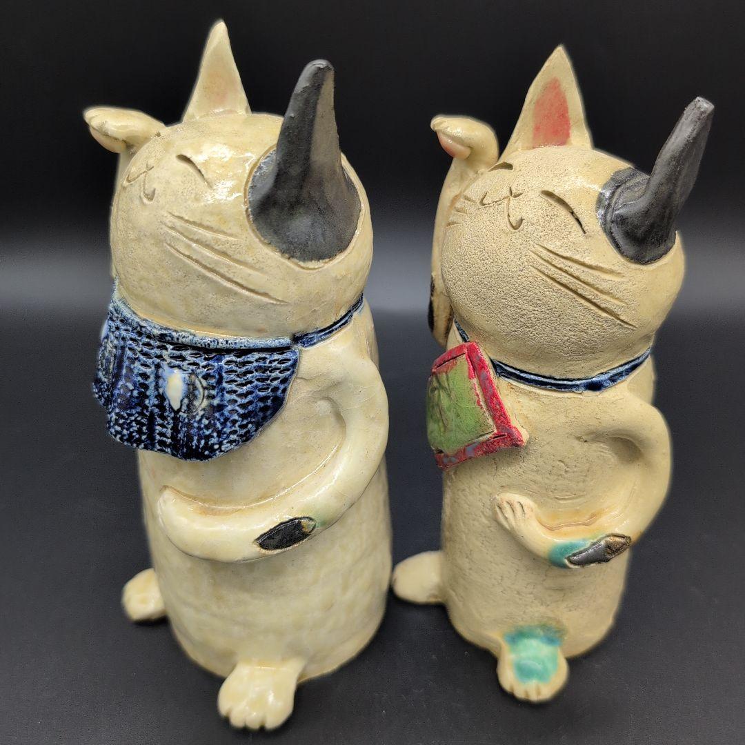 【新品未使用】縁起物 金運 癒し 招き猫 (中) 特注品 瀬戸焼