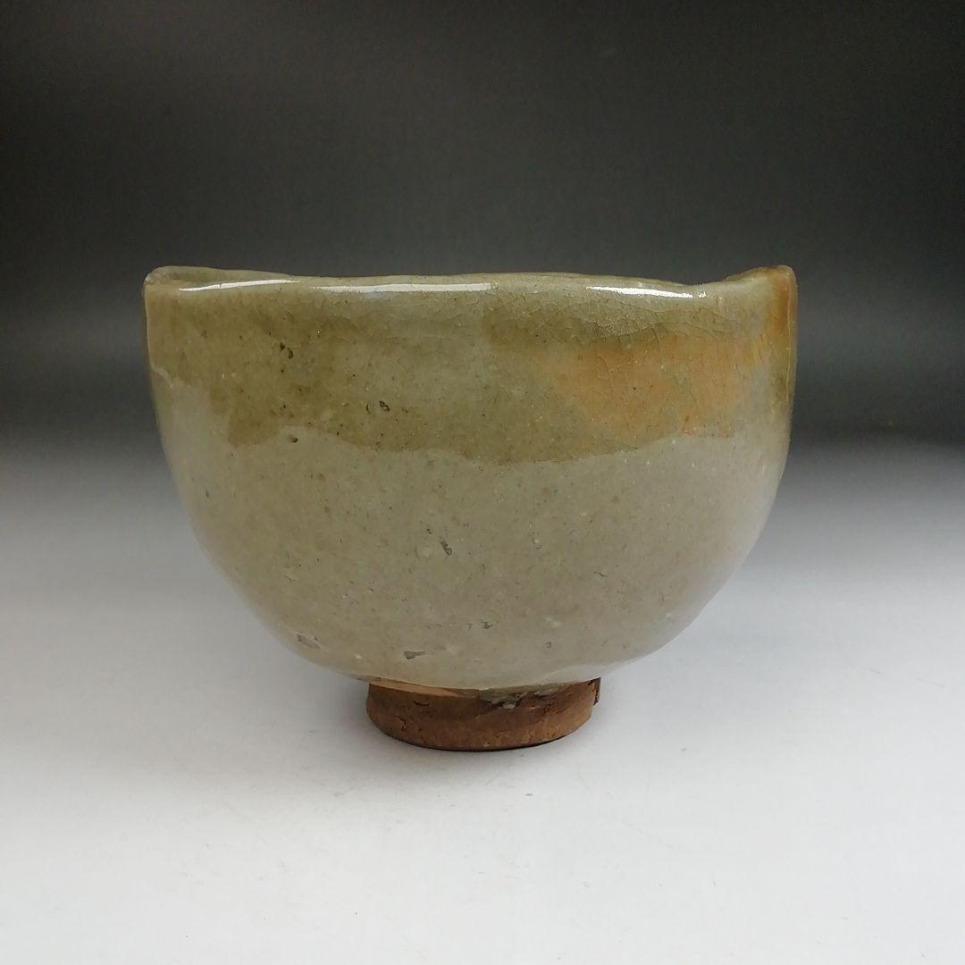 Ｗ３７３　茶碗　『虫明焼』『黒井千佐 作』　共箱　抹茶碗　茶道具