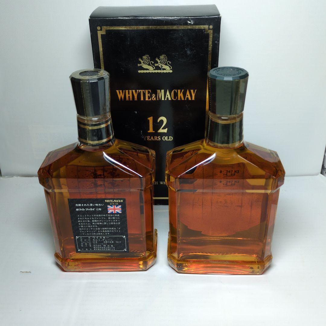 WHYTE & MACKAY 12年・18年ウイスキーセット