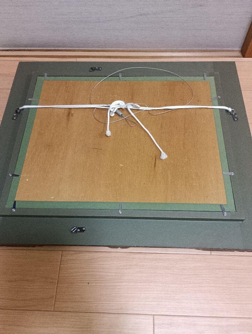額付き絵画★黄色い花★風水では金運・財運アップ★セール