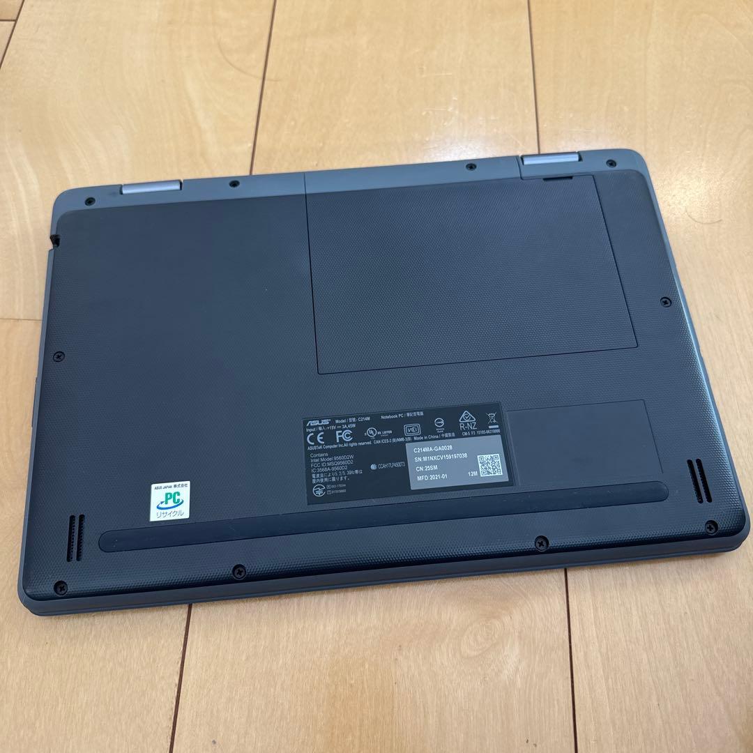 ASUS Chromebook 11.6インチ ブラック C214MA