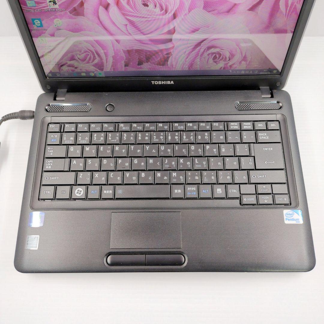 TOSHIBA 14型ノートPC 小型軽量 黒ノートパソコン すぐ使える g48