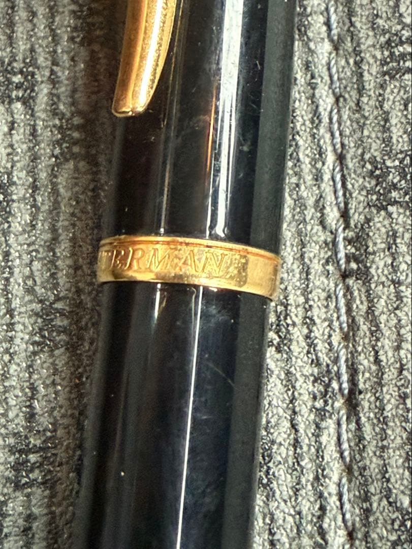 WATERMAN ウォーターマン 万年筆 ブラック18K