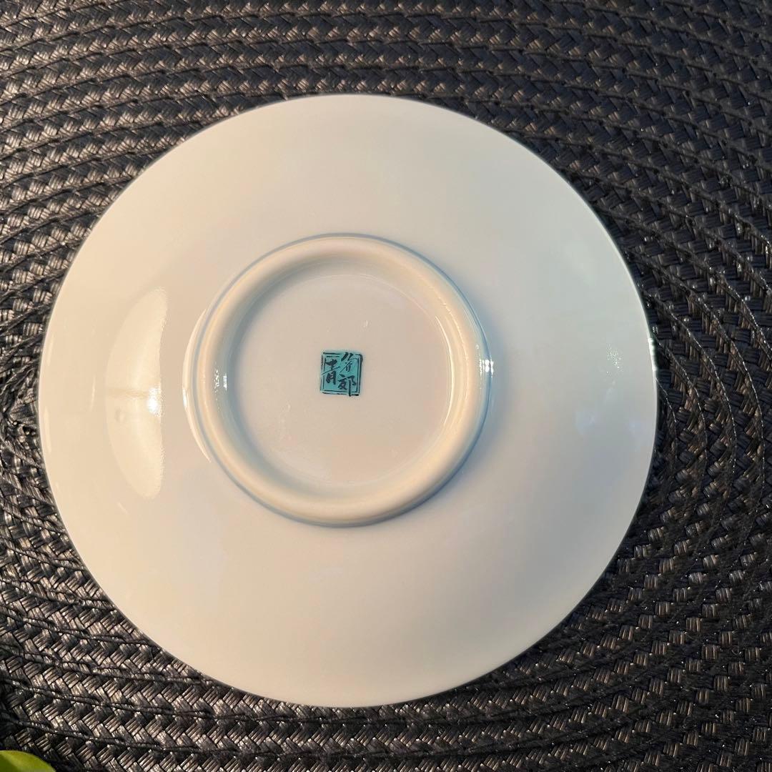 新品未使用　九谷焼　九谷焼小皿5枚セット　豆皿　小皿　縁起皿