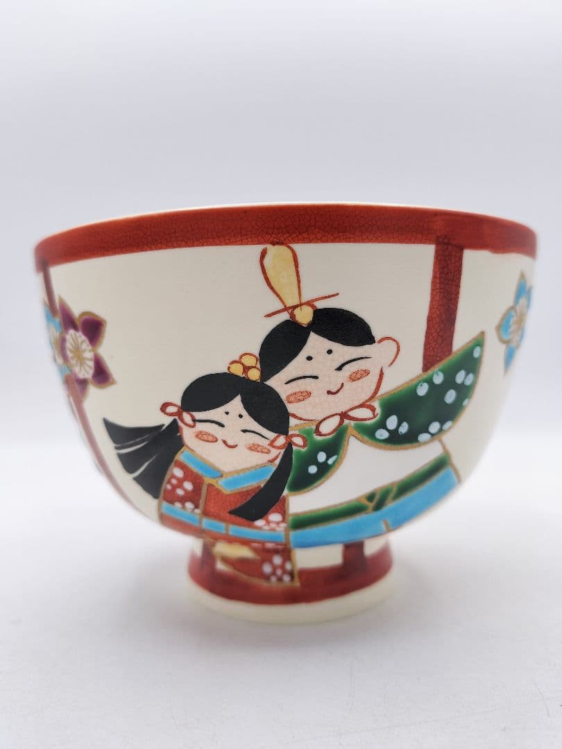 c956【新品・未使用】茶碗 白釉 雪洞雛 加藤八佳 木箱 茶道具