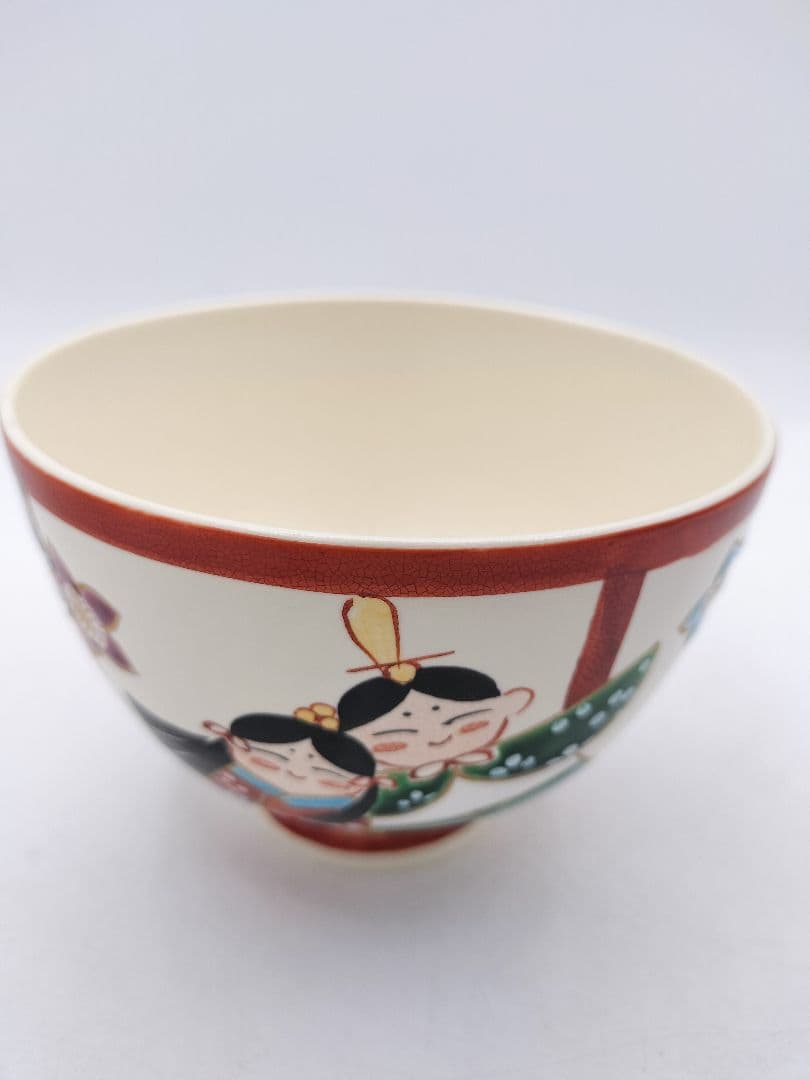 c956【新品・未使用】茶碗 白釉 雪洞雛 加藤八佳 木箱 茶道具