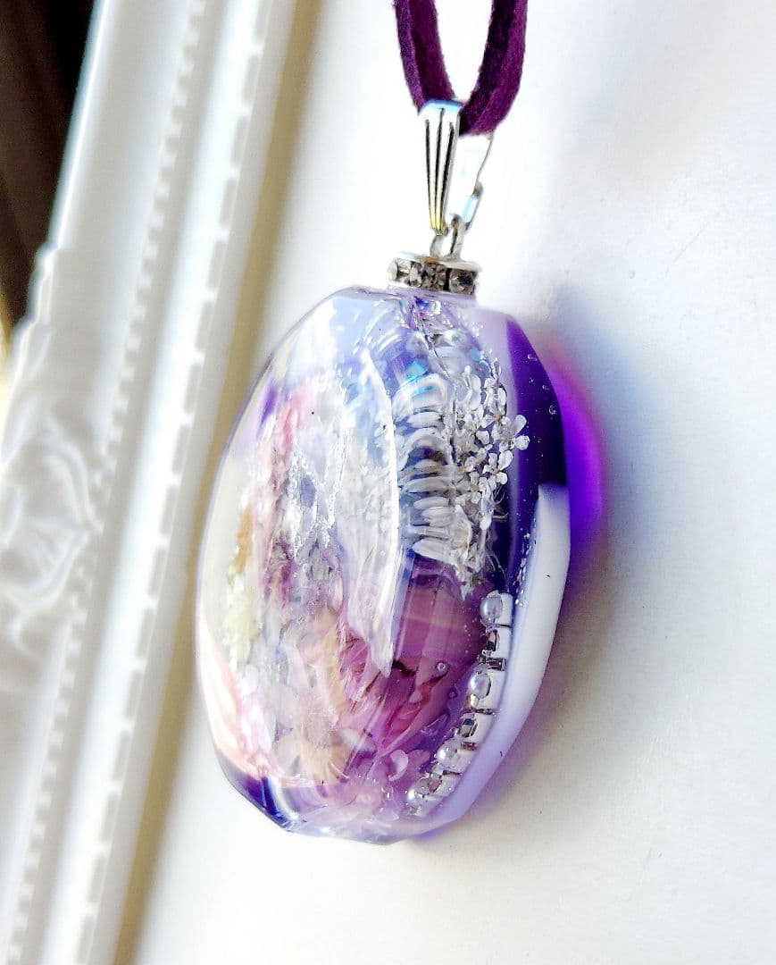 【1306】レジン　ネックレス　ペンダント　ハンドメイド