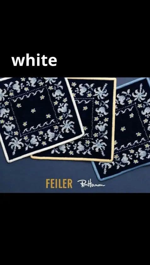 ロンハーマン　フェイラー　Bandana Handkerchief 白 新品