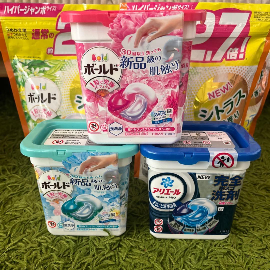 ボールド ジェルボール300個　アリエールジェルボール11個セットまとめ売り