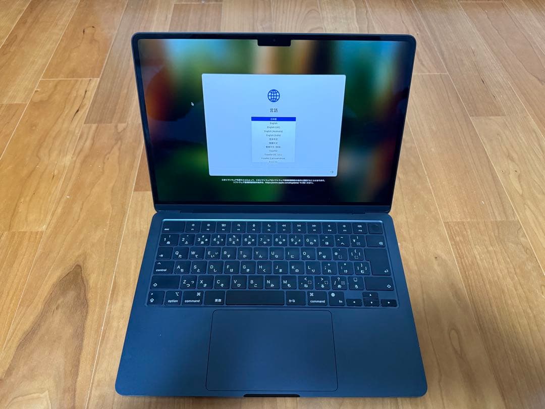 Apple MacBook M2 ミッドナイト 充電器付き