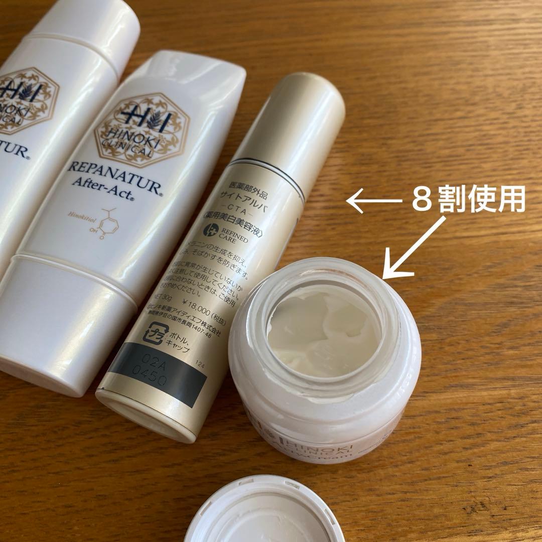 1割使用　中古品　レパナトゥアセット　ヒノキ化粧品