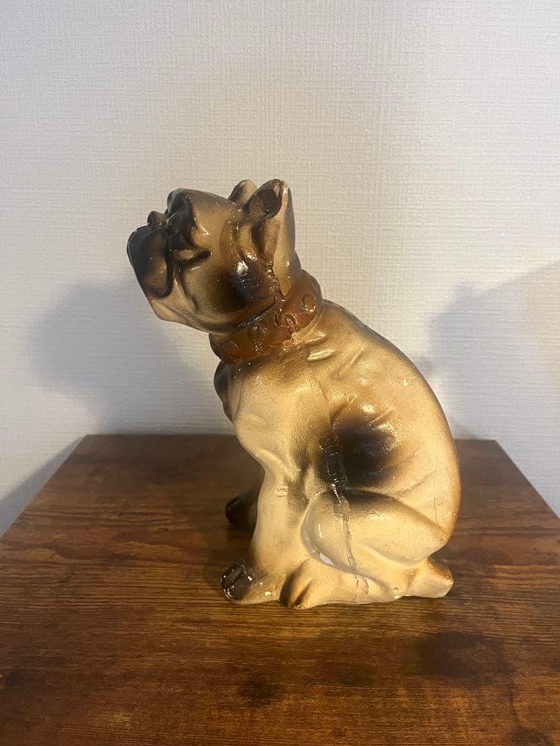希少 Chalkware Bulldog チョークウェア