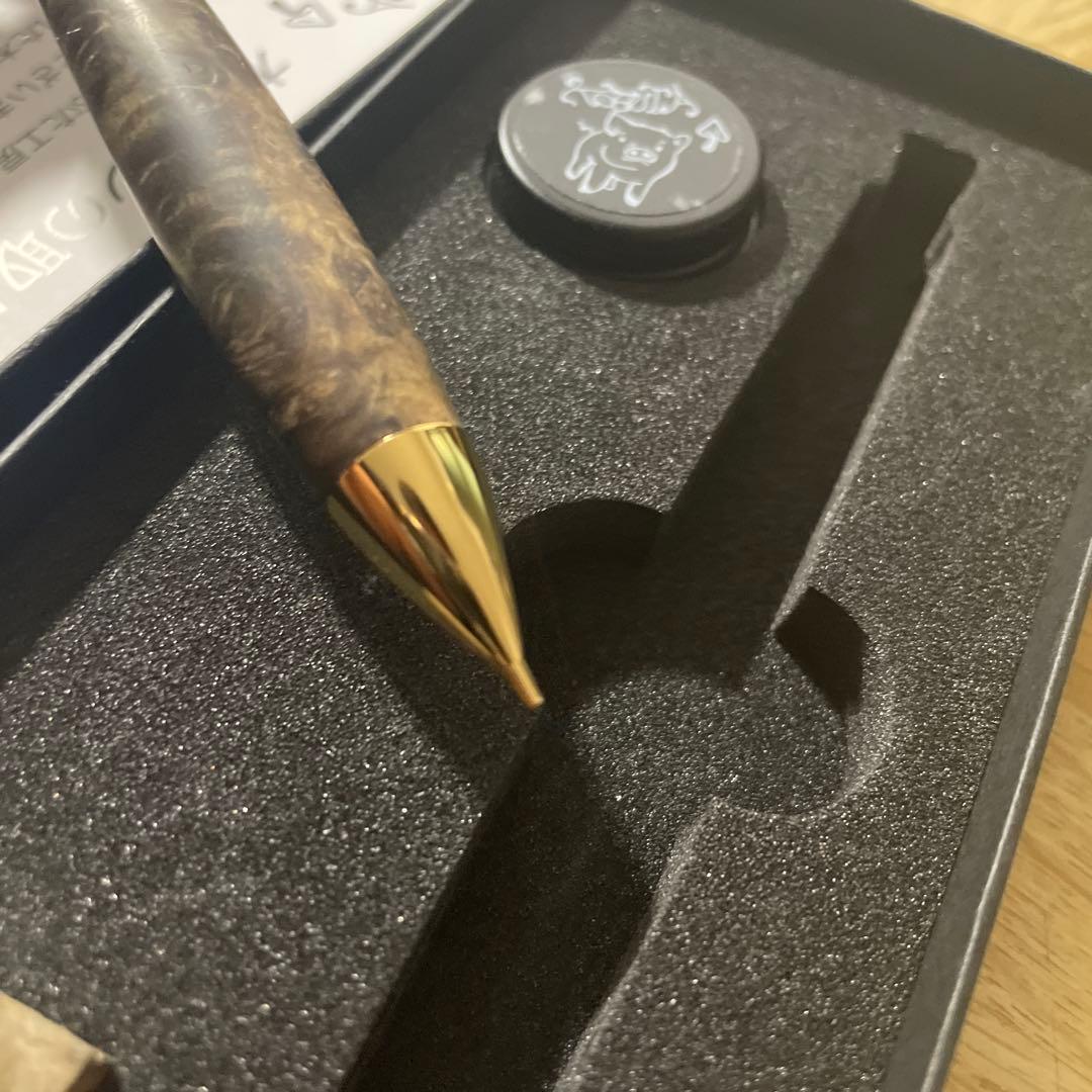 こぶた工房極上花梨瘤青瘤グロテスク0.5mm木軸シャーペン