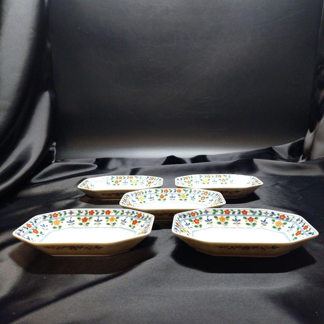 ⭐️新品　未使用品⭐️たち吉 万葉 取り分け揃 大皿1枚 小皿5枚セット 銘々皿