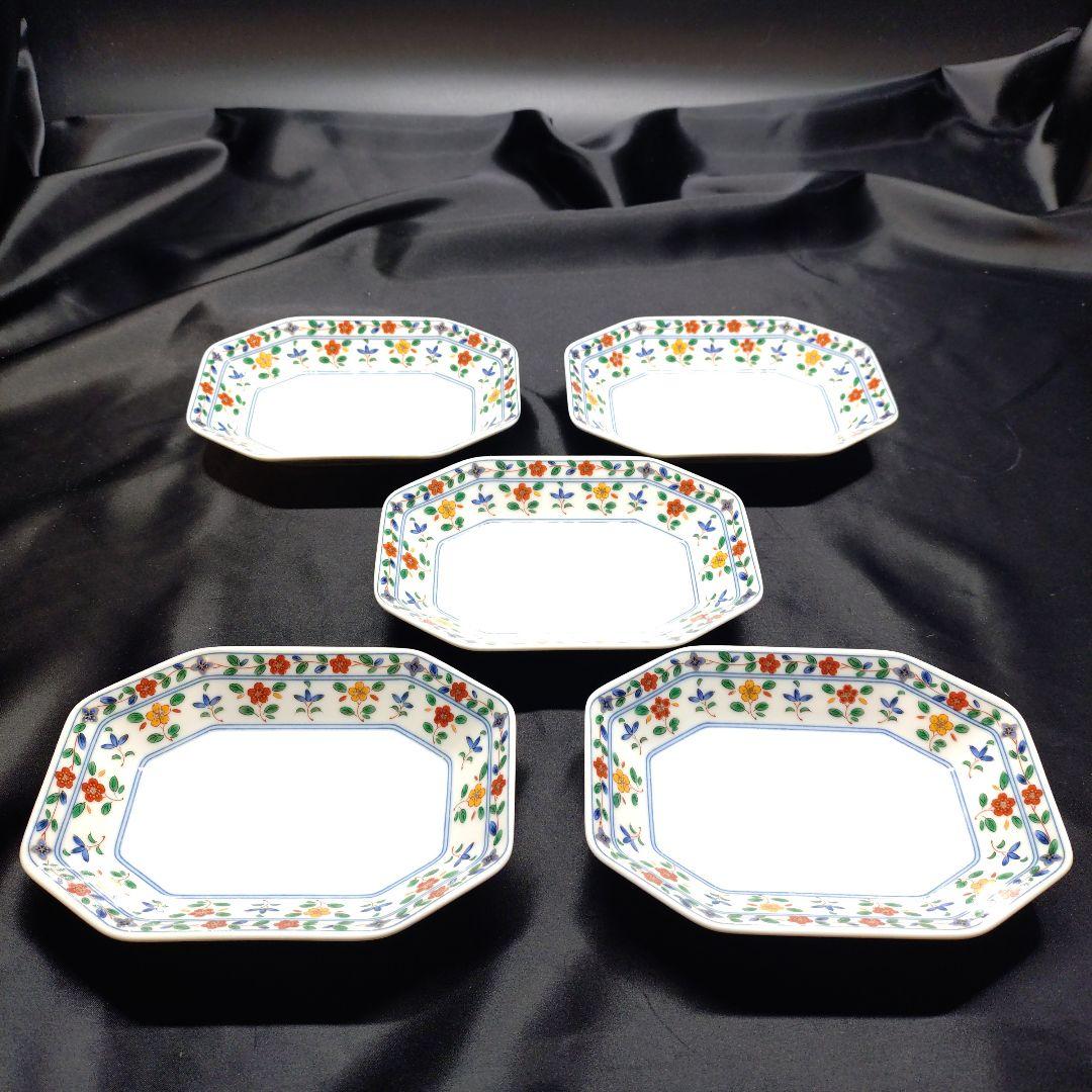 ⭐️新品　未使用品⭐️たち吉 万葉 取り分け揃 大皿1枚 小皿5枚セット 銘々皿