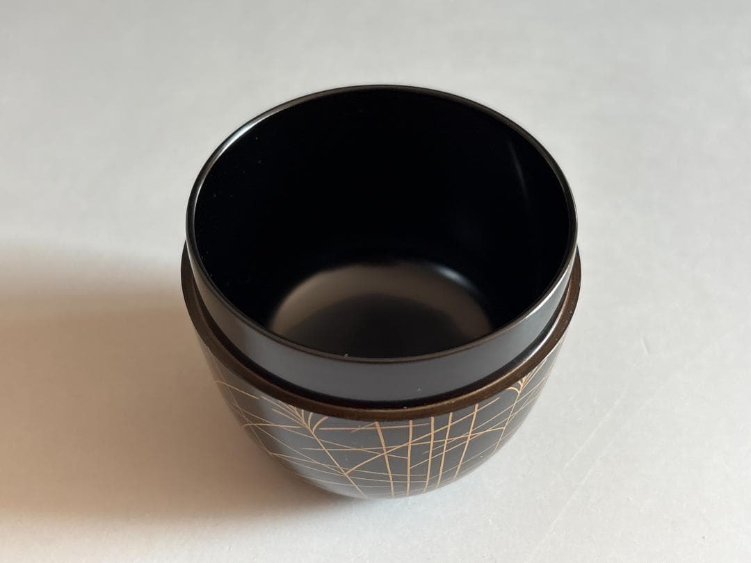 薄茶器　坂下雄峰　武蔵野蒔絵　棗　茶道具