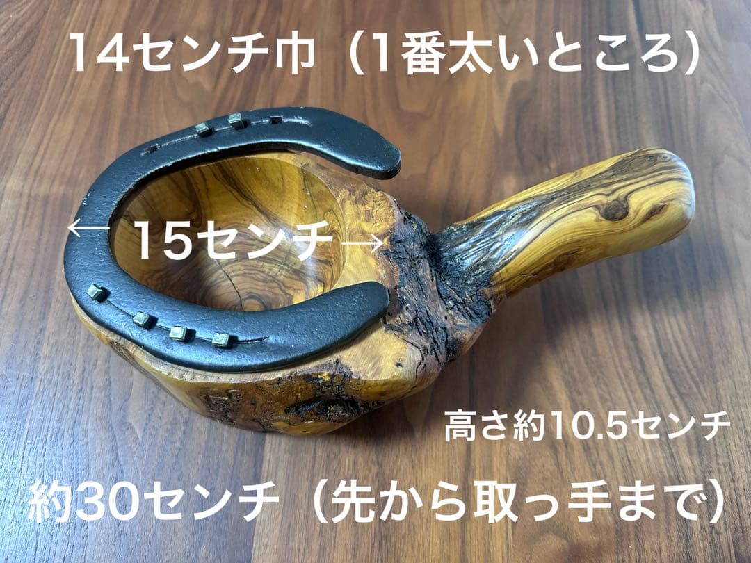 ☆激レア　イタリア製　オリーブの木　小物入れ　蹄鉄　馬☆