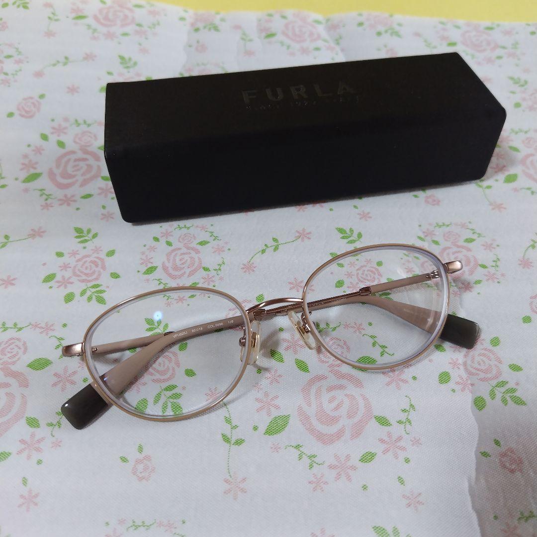 【未使用】　パリミキ　メガネの三城　メガネ　近視　度付き　FURLA 　フルラ