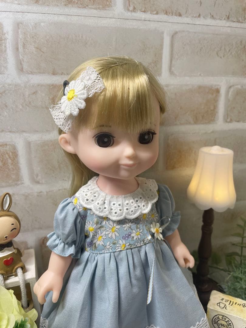 ソランちゃん♡メルちゃん♡花柄ドッキングワンピース2点セット#338