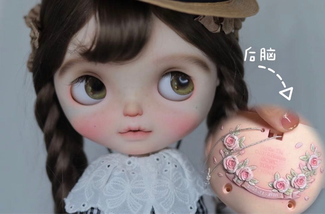 カスタムブライス 海外作家様 柔らかい ナチュラルメイク ふんわり 優しい ①
