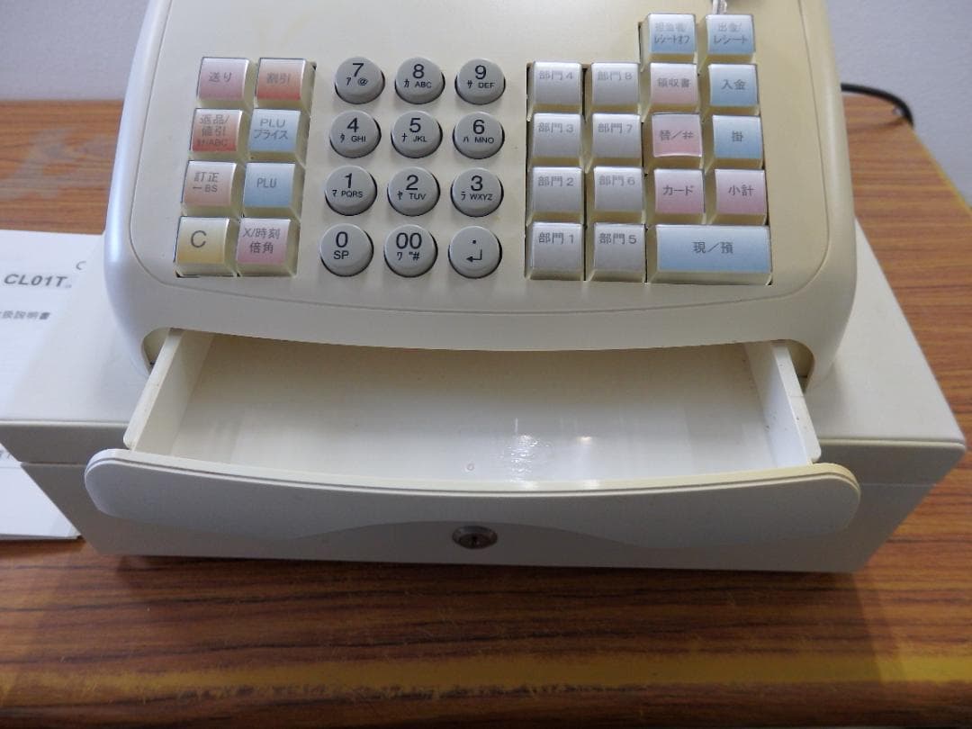 9030 CLOVER CL-01T レジスター 8部門 58㍉感熱紙