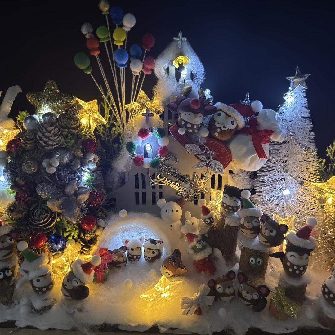 どんぐりアート♡BIGクリスマスオブジェ♡