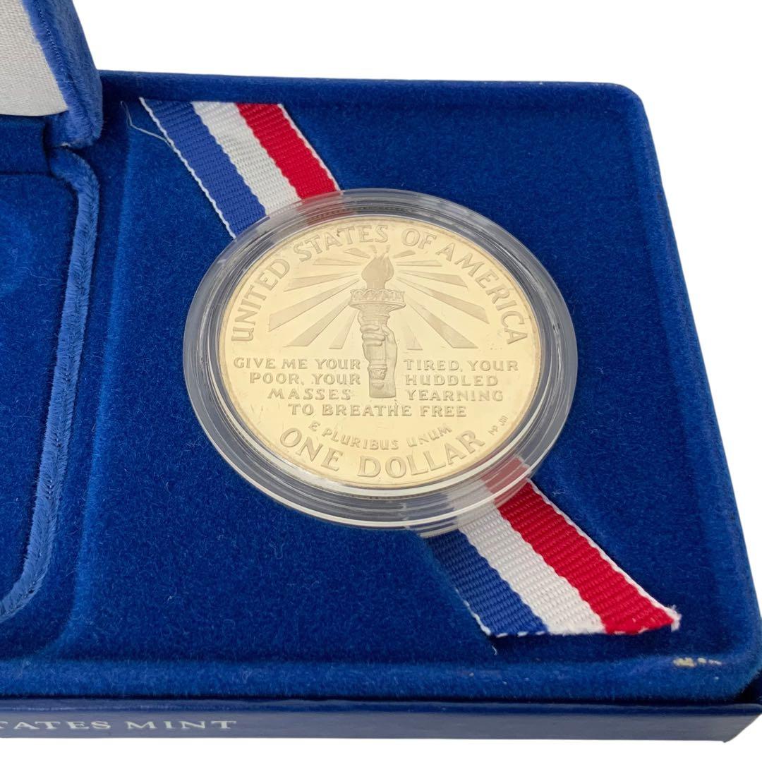 アメリカ合衆国造幣局 1986年発行 リバティ 1ドルプルーフ銀貨
