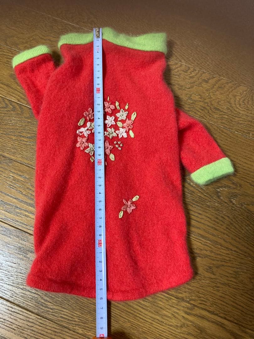美品　犬服　フィフィアンドロメオ　Lサイズ　カシミヤ