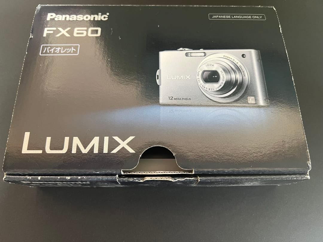 デジタルカメラ パープル Panasonic FX60 ☆動作確認済み