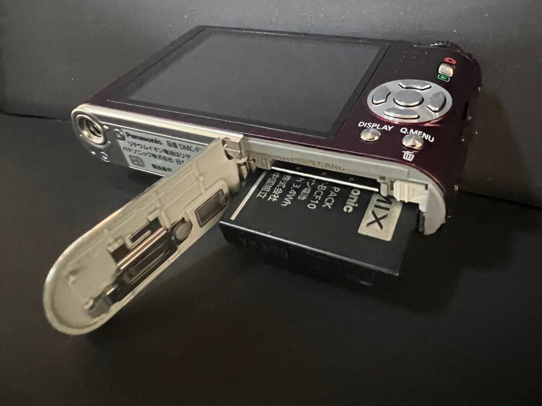 デジタルカメラ パープル Panasonic FX60 ☆動作確認済み