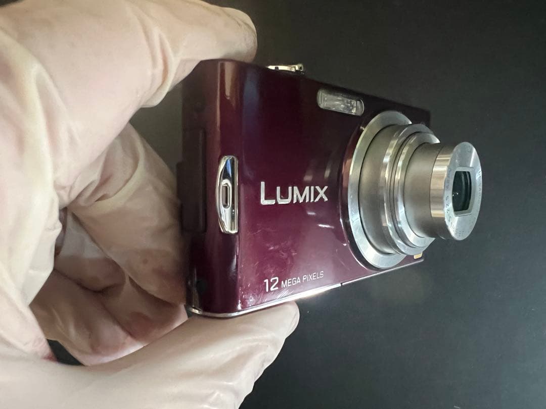 デジタルカメラ パープル Panasonic FX60 ☆動作確認済み