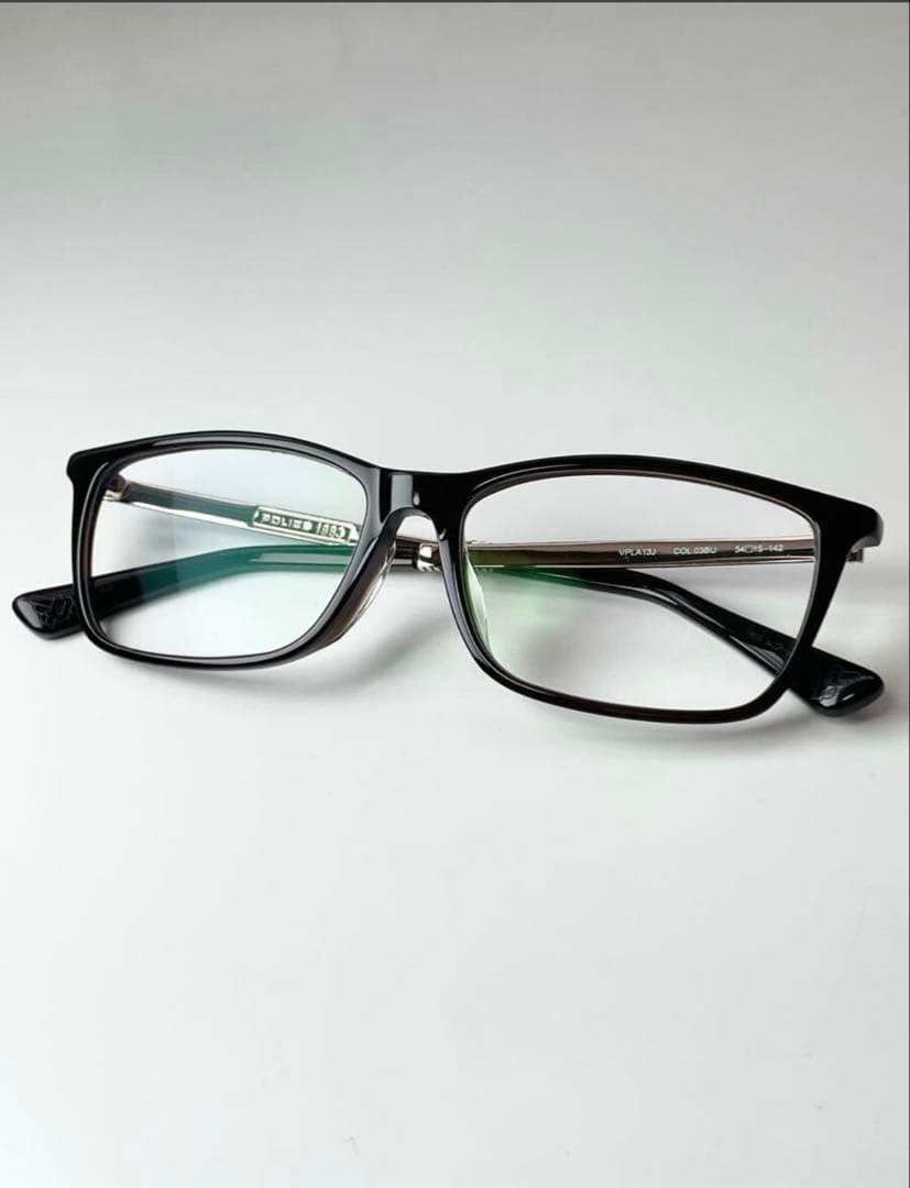 美品 +2.00 POLICE VPL13J COL.03BU ポリス 老眼鏡