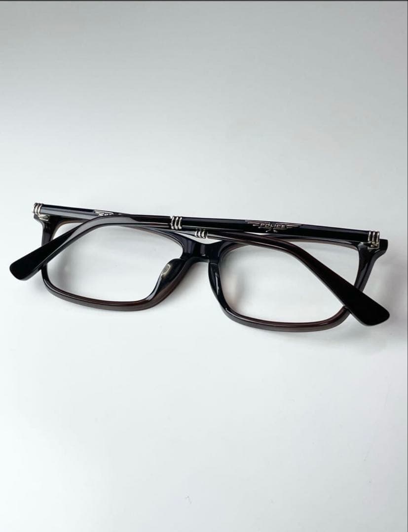 美品 +2.00 POLICE VPL13J COL.03BU ポリス 老眼鏡