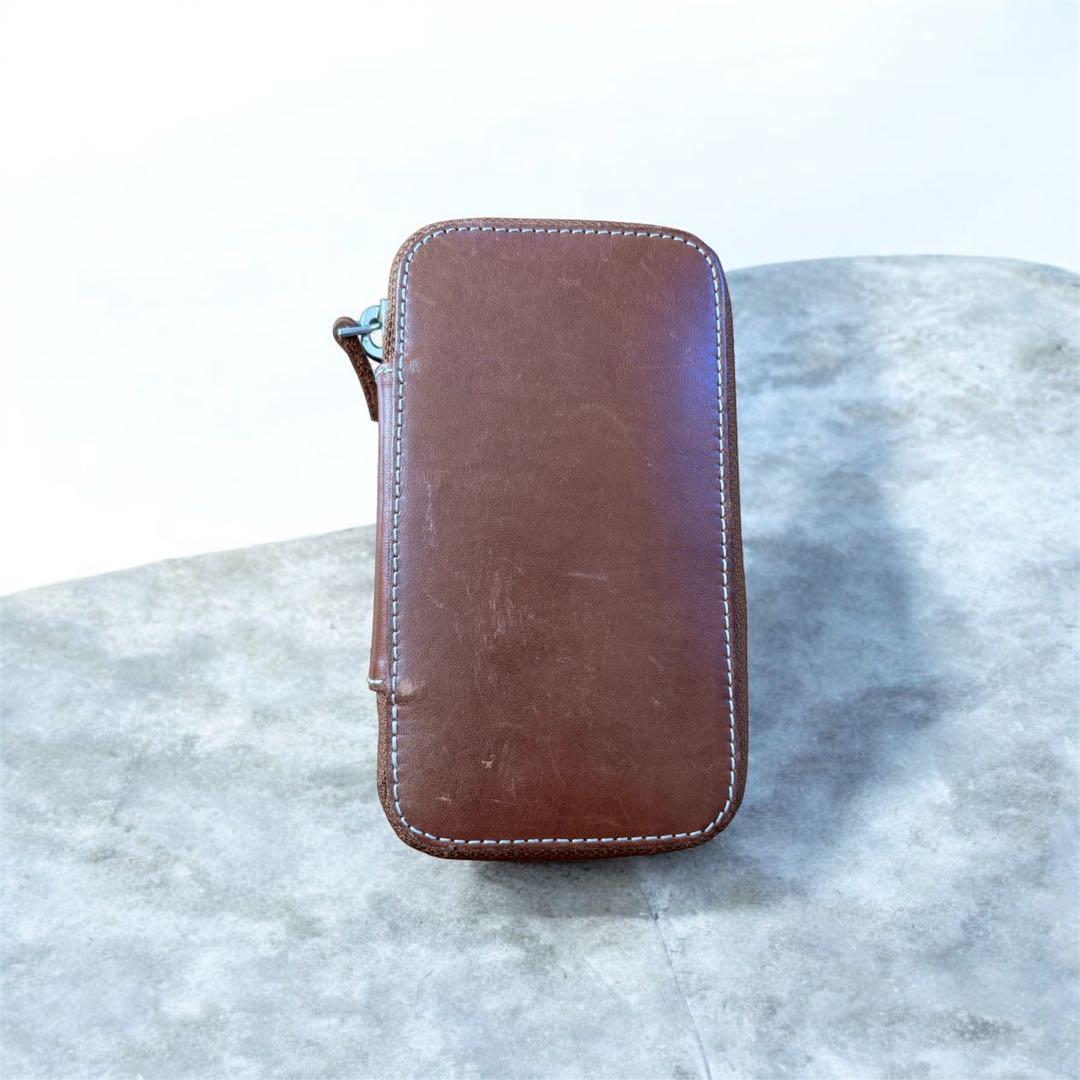 ル*ま様 Galen Leather Co. ハンドメイド筆箱 ブラウン
