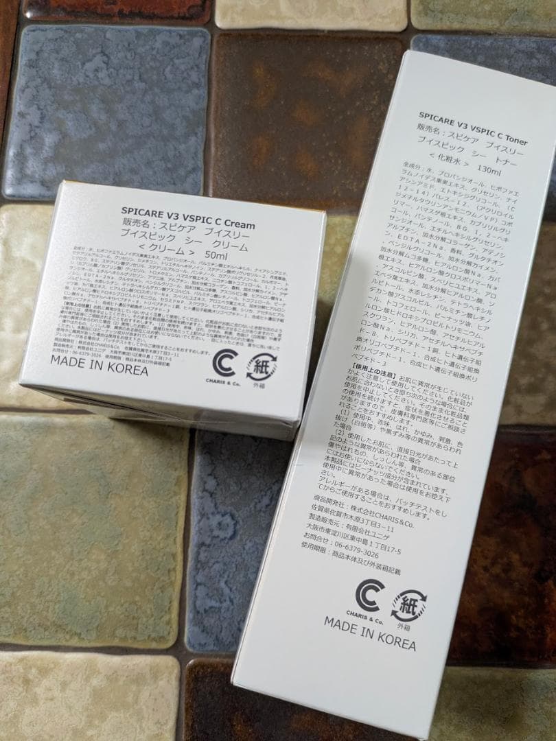 フェイスクリーム SPICARE V3 C Cream & C Toner